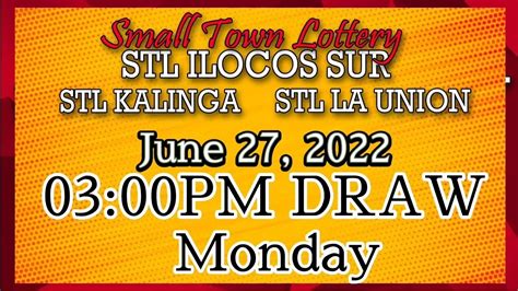 STL LA UNION RESULT TODAY 1ST DRAW JUNE 27, 2024 .
